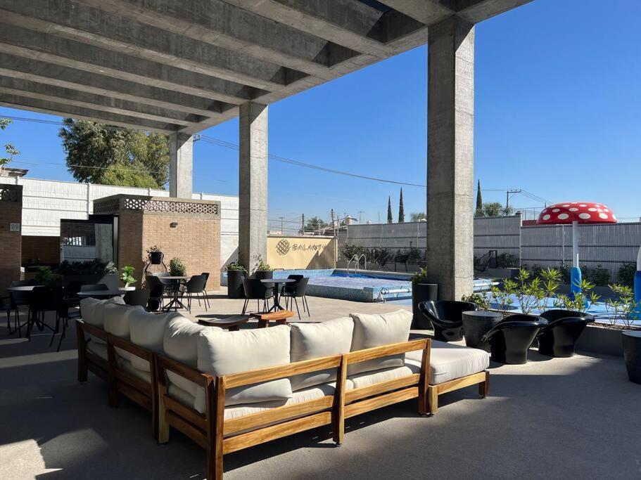 Apartament Depa Boho Al Sur Pet Friendly Piscina Gym Sala De Cine Guadalajara Zewnętrze zdjęcie